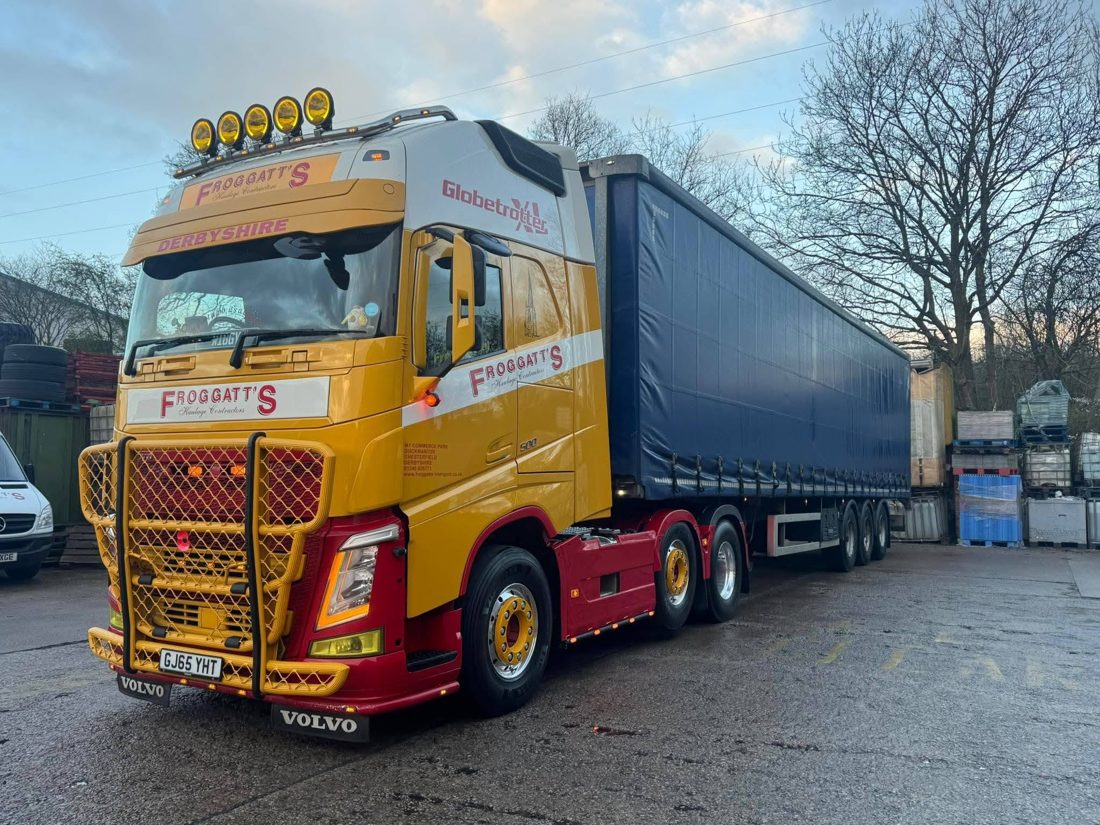 Froggatt's curtain-sided trailer